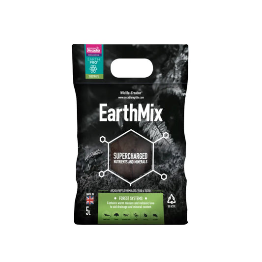 Arcadia Earthmix - Terreau pour terrarium humide