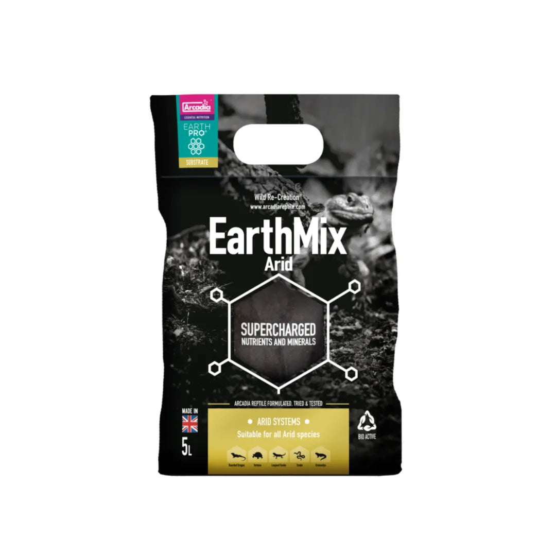 Arcadia Earthmix Arid - Terreau pour terrarium aride planté