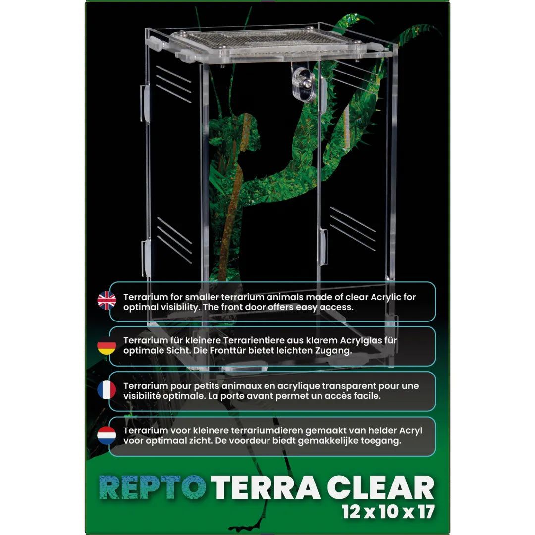 REPTO - Terrarium en acrylique "TERRA CLEAR"