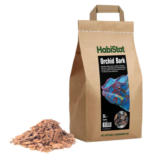 HabiStat substrat d'écorce naturelle Orchid Bark Gros