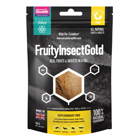 Gelée de fruits et d'insectes Arcadia Earth Pro Jellypot Gold, Fruityinsect Gold
