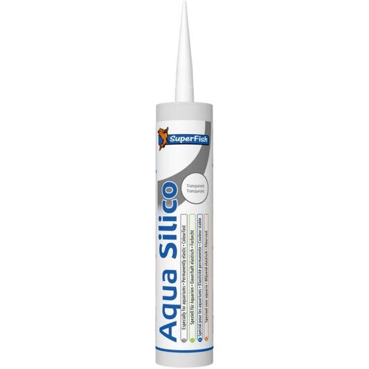 Silicone Superfish "Aqua Silico" pour Terrarium, Paludarium - Transparent