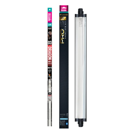 Rampe Arcadia connectée "LumenIZE Pro T5 Kit DRAGON UVB 14%"