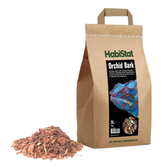 HabiStat substrat d'écorce naturelle Orchid Bark Fin