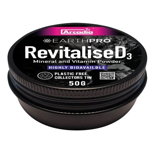 EarthPro RevitaliseD3 Calcium et Vitamines avec D3 - 50 g