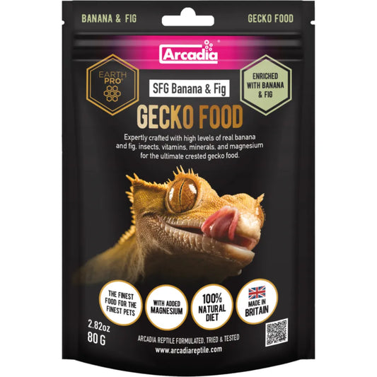 Nourriture pour Gecko goût Banane et Figue Arcadia "StickyFoot Gold"