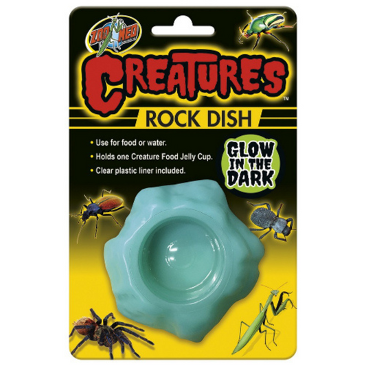 Zoo Med Creatures Rock Dish - Gamelle Fluorescente