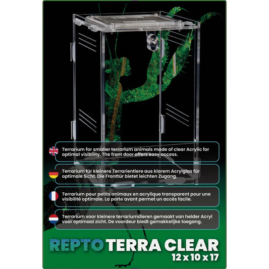 REPTO - Terrarium en acrylique "TERRA CLEAR"