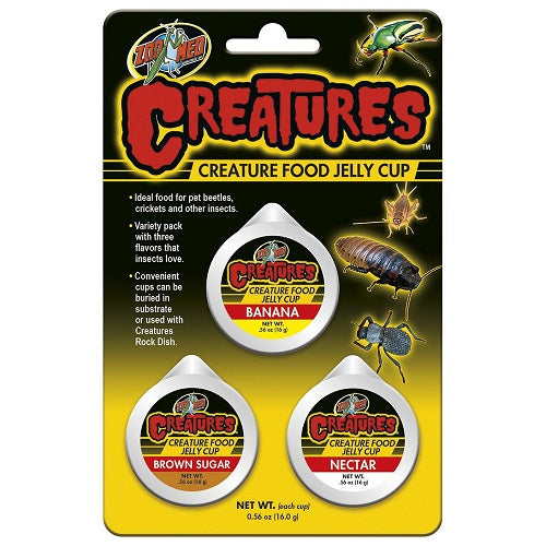 Zoo Med Creatures Food Jelly Cup - Alimentation en gelée